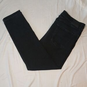 Lucky Brand 410 Athletic Straight Jeans in Deep Black